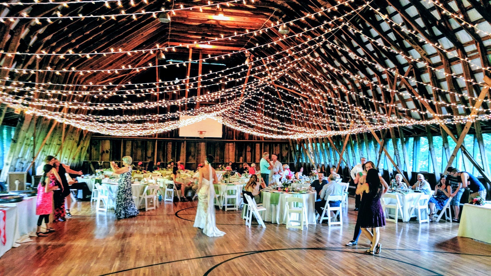 Talisman Camps barn wedding venue in the Blue Ridge Mountains of North Carolina